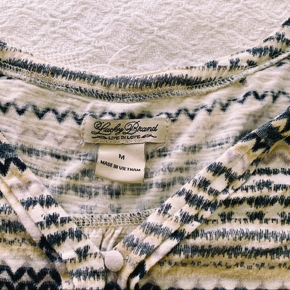 Lucky Brand patterned blouse - Picture 2 of 6